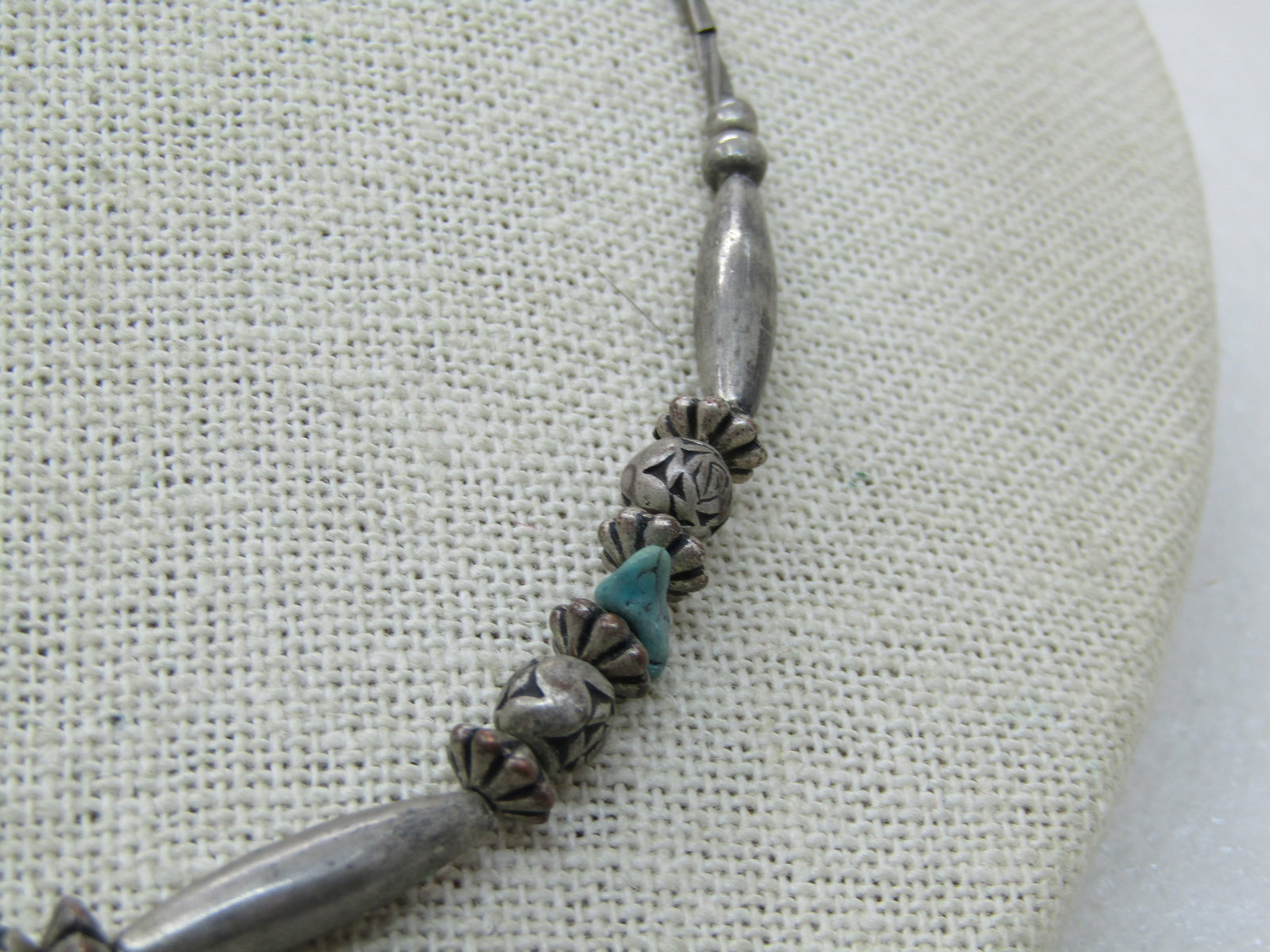 Vintage Southestern Turquoise & Beaded Necklace, 20" - 6