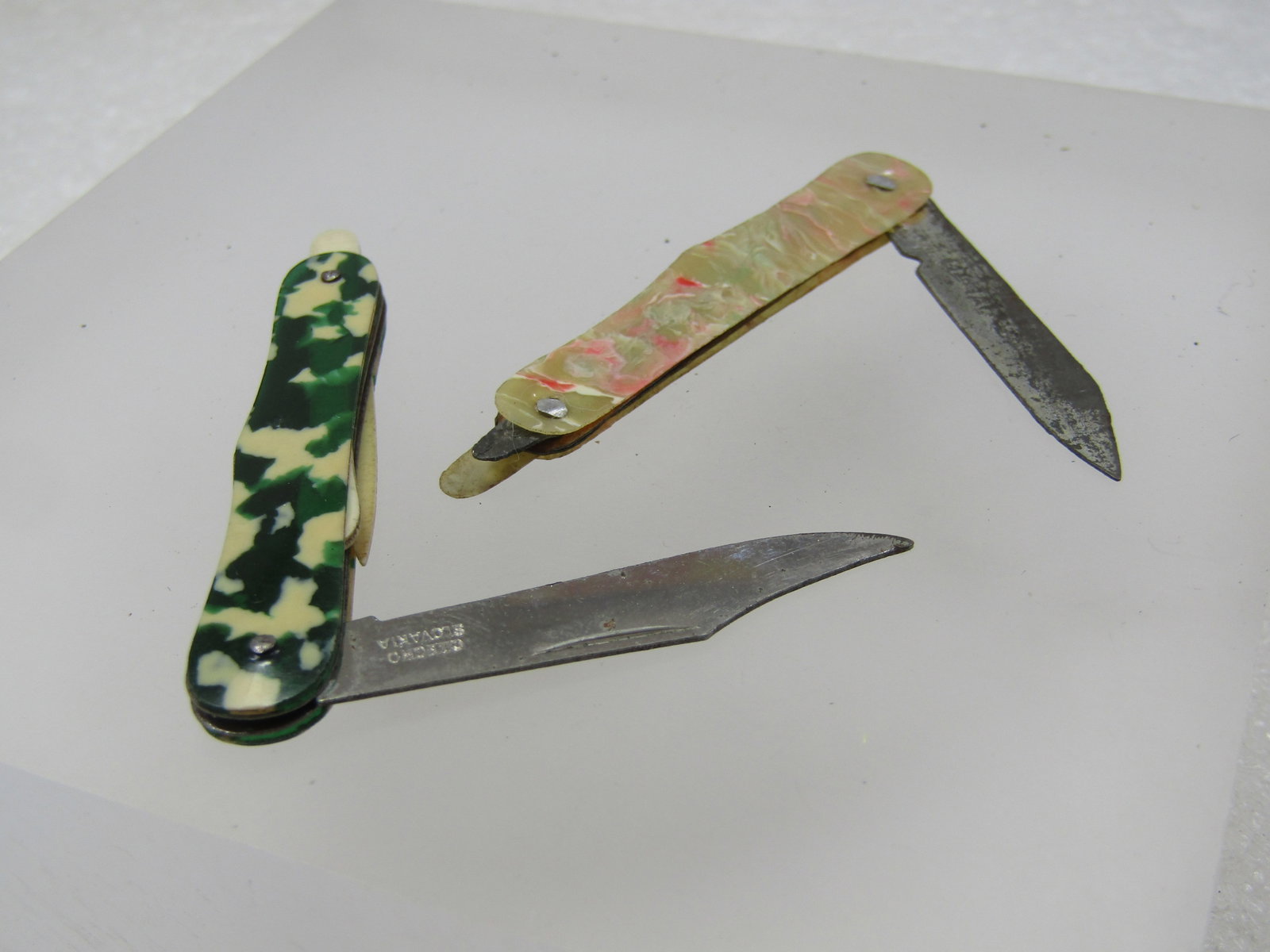 Antique Czecho & Japan Folding Knives, 1930's, Small - 3