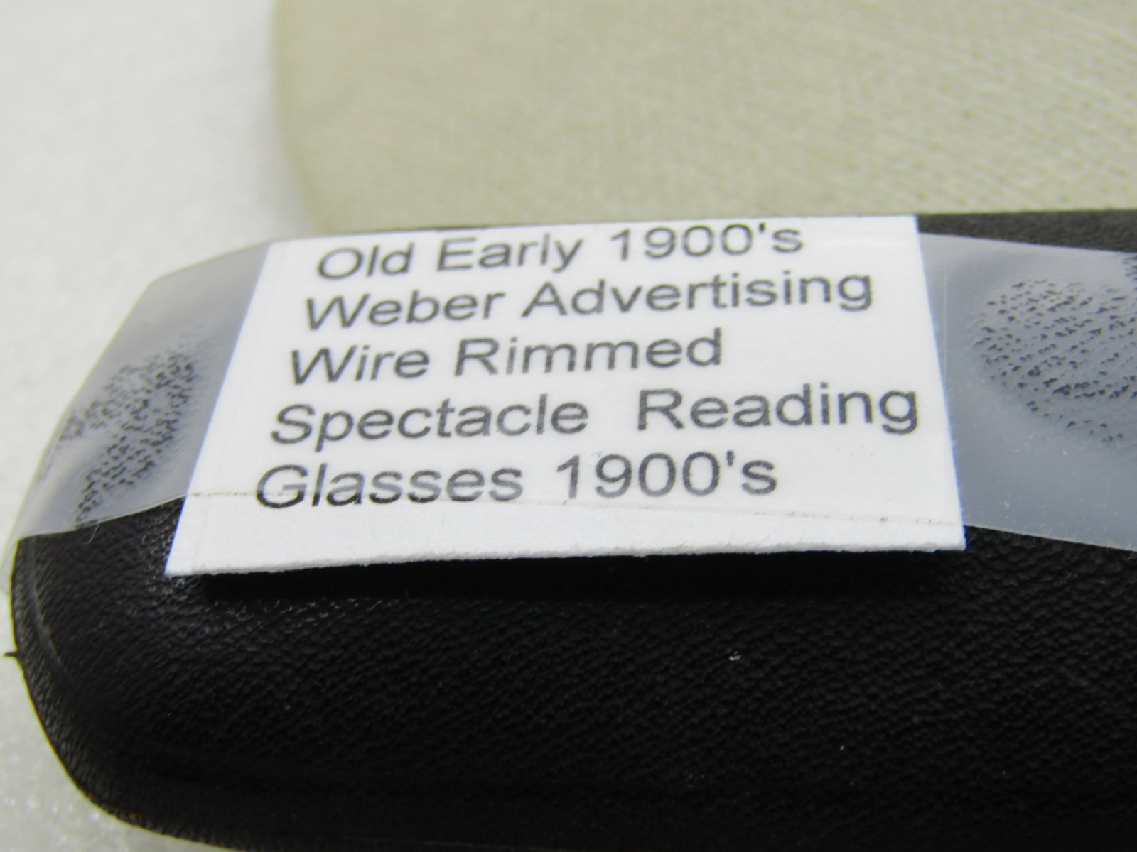 Early 1900 Weber Eye Glasses in Case, Lancaster, PA - 5