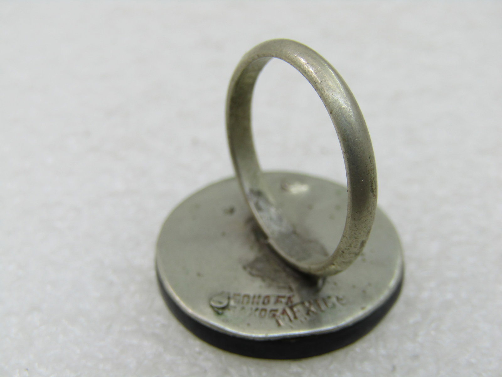 Vintage Southwestern/Mexican Running Man Ring, Sz. 8.5, Round - 6