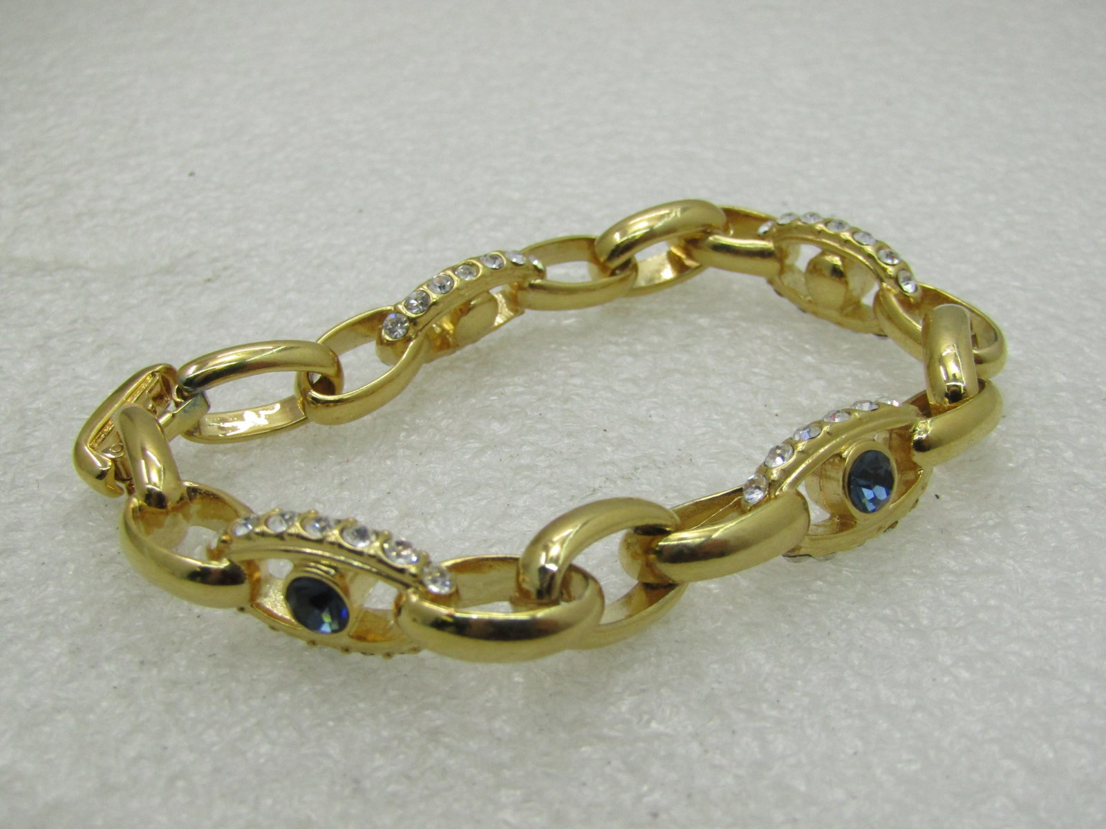 Nolan Miller Faux Sapphire Bracelet, 7" (SS784) - 2