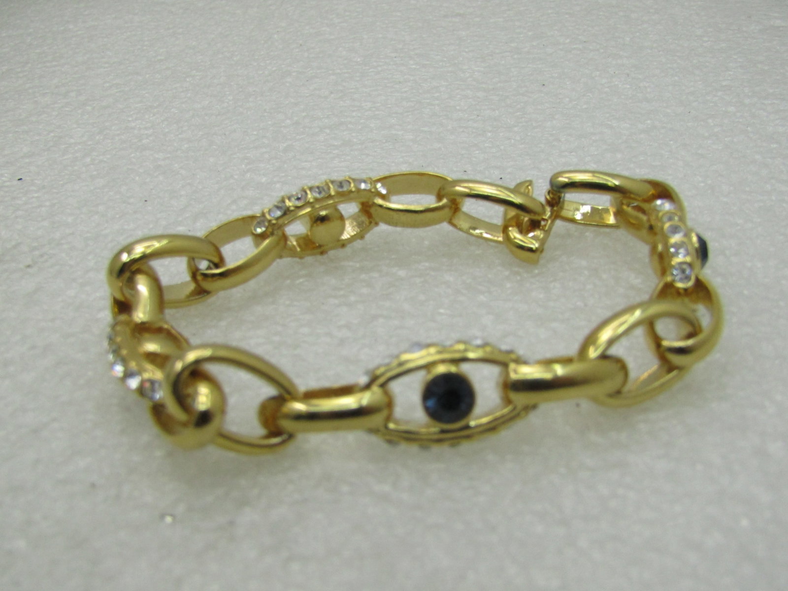 Nolan Miller Faux Sapphire Bracelet, 7" (SS784) - 3