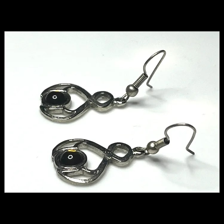 Estate Celtic Design Earrings - 3