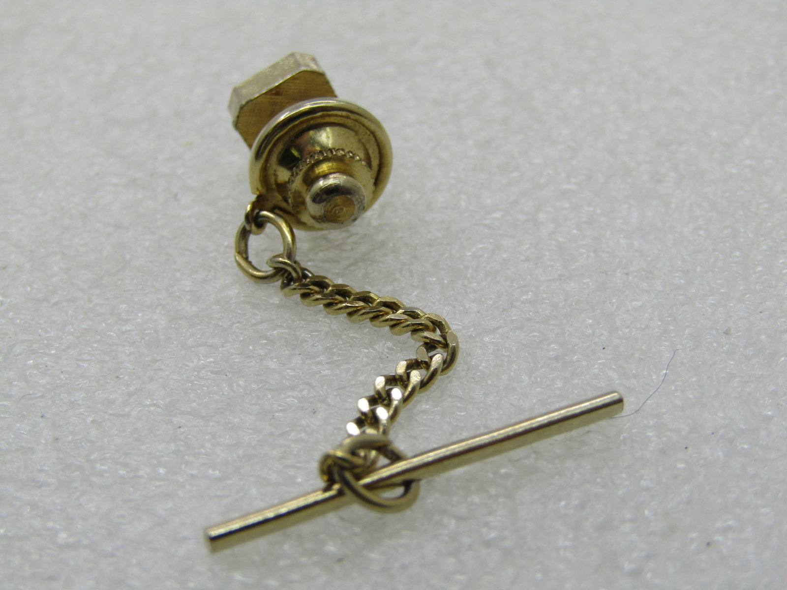Vintage Hickok Watermelon Rivoli Tie Tack, 1960's-1970's, - 3