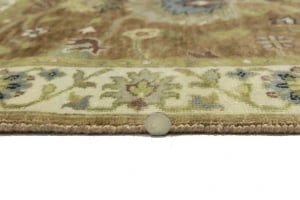 Rust Orange Floral 3X5 Osh Chobi Oriental Rug - 13