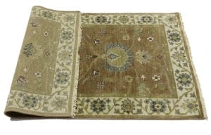 Rust Orange Floral 3X5 Osh Chobi Oriental Rug - 14