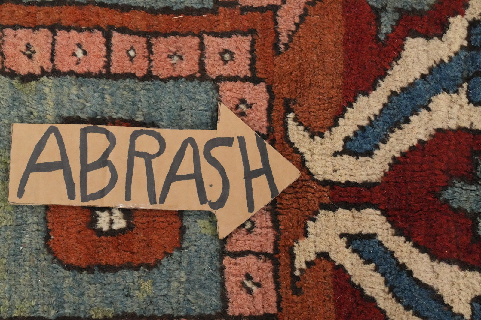 Pre-1900 Vegetable Dye Heriz Serapi Persian Area Rug 8x12 - 13