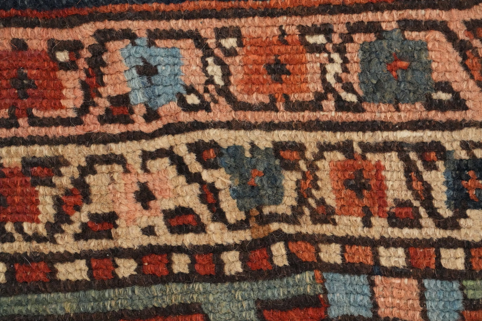 Pre-1900 Vegetable Dye Heriz Serapi Persian Area Rug 8x12 - 8