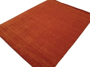 Orange-red Tribal 9X12 Gabbeh Modern Rug - 3