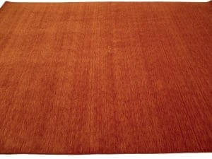 Orange-red Tribal 9X12 Gabbeh Modern Rug - 4