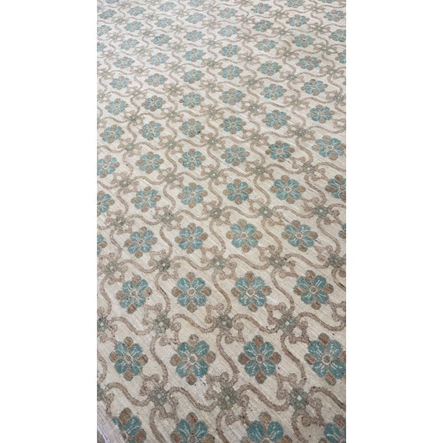 Khotan design hand made rug - 10