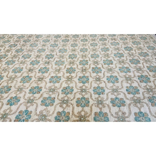 Khotan design hand made rug - 4