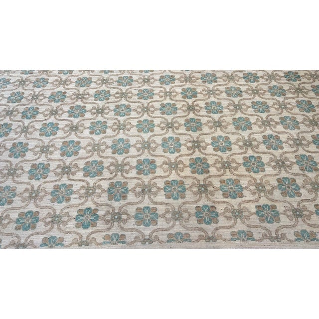 Khotan design hand made rug - 7