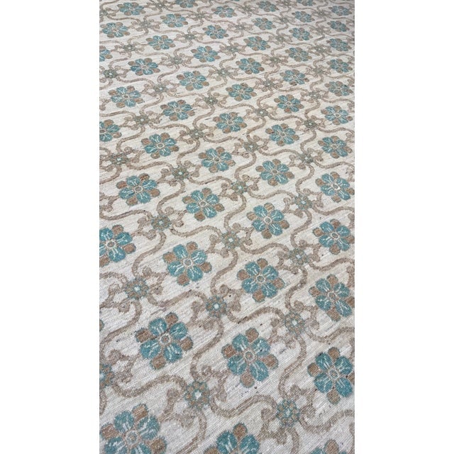 Khotan design hand made rug - 8