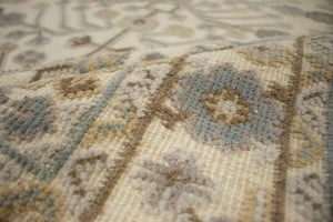 Cream Geometric 8X9 Modern Oriental Rug - 14