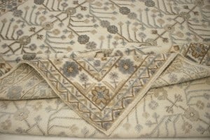 Cream Geometric 8X9 Modern Oriental Rug - 15