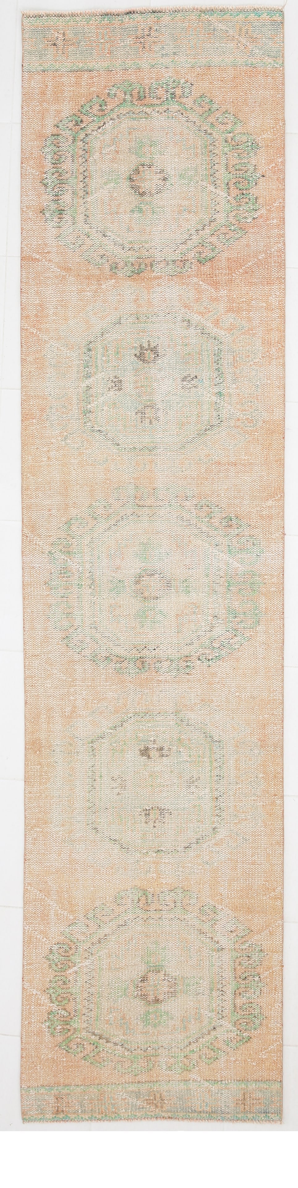 2'7'' x 11'3'' Turkish Handmade Kilim Rug - 23574: Title: 2'7'' x 11'3'' Turkish Handmade Kilim Rug - 23574 Description:2'7'' x 11'3'' Turkish Handmade Kilim Rug - 23574 Origin:Turkiye Date/Period:1960-90 Materials:Wool,Cotton Dimension:2'7''x11'3'' f
