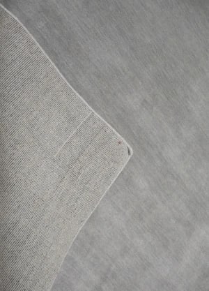 Gray Modern Solid 5X8 Gabbeh Oriental Rug - 13