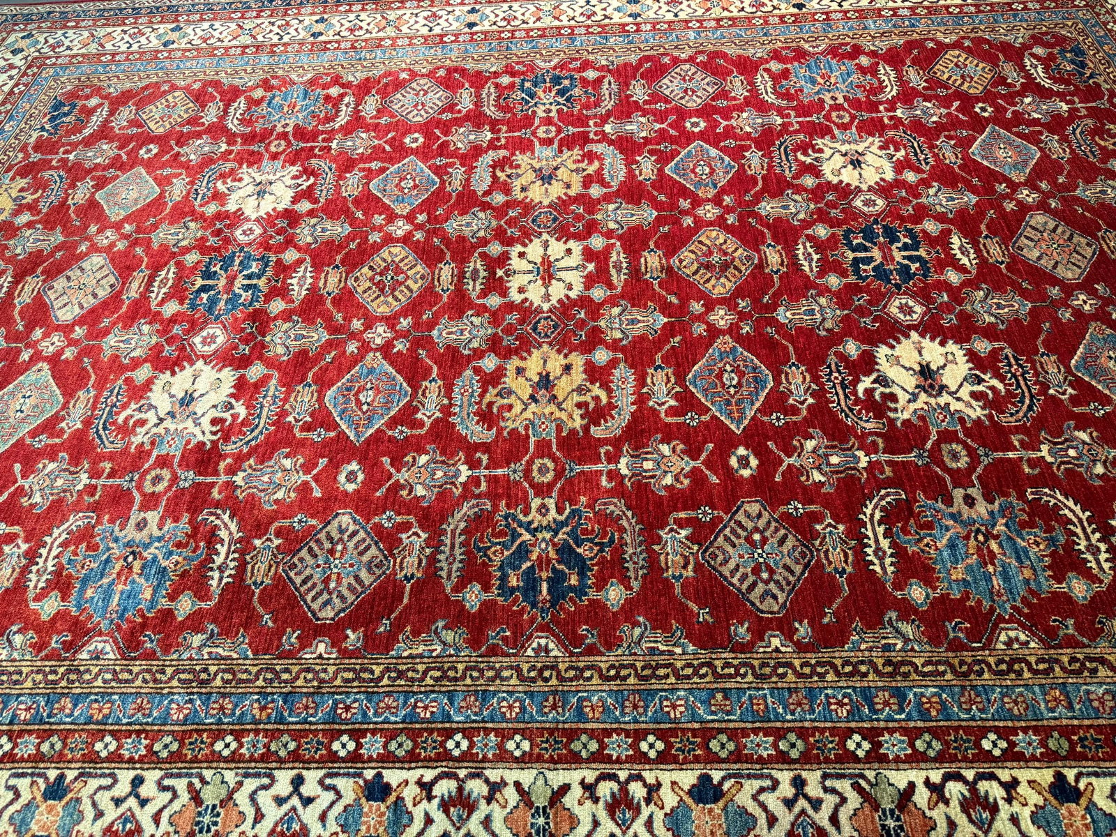 Magnificent Super Kazak Rug 9.1x12.6 - 10