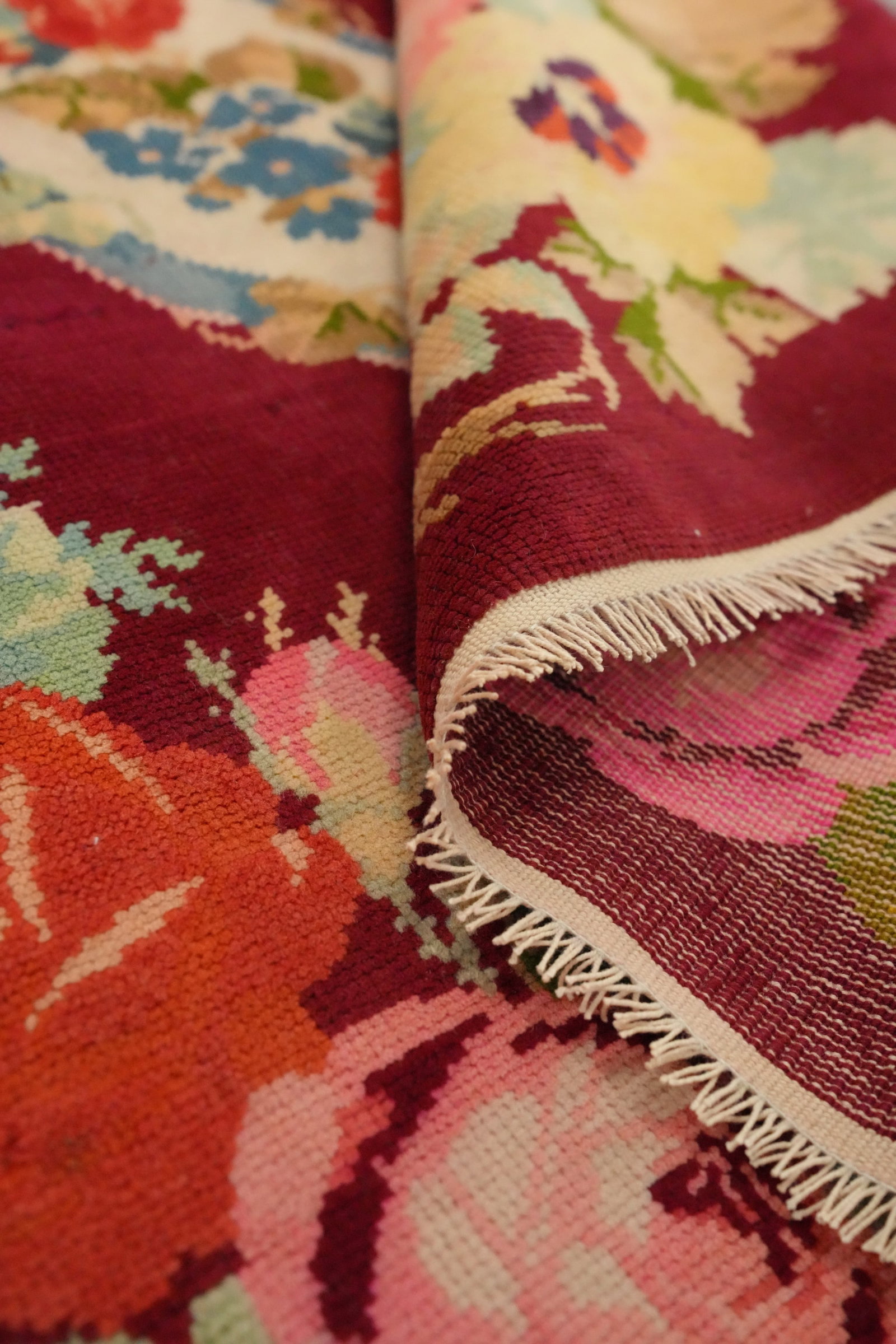 Vegetable Dye Karabagh Oriental Rug 3x3 - 10