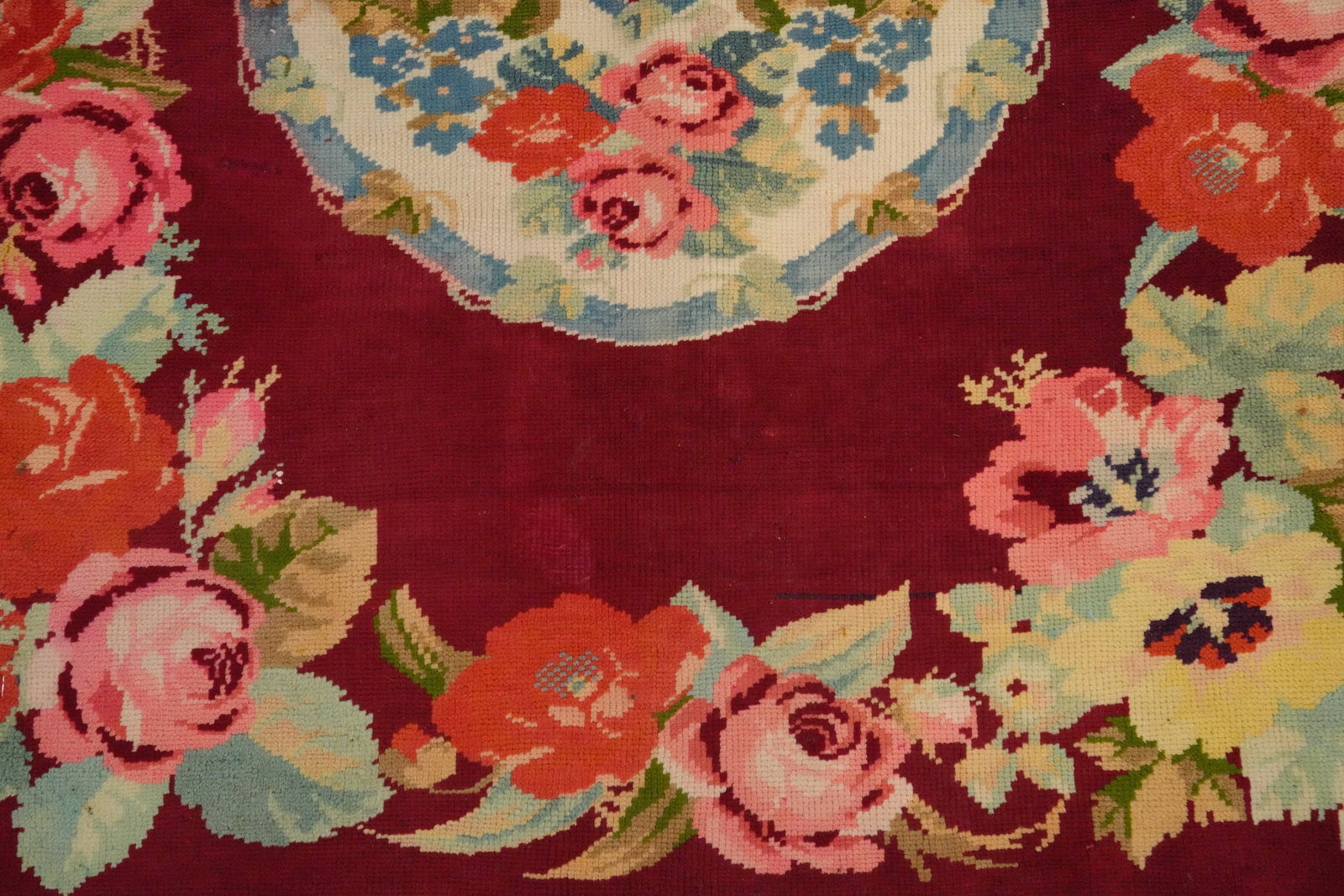Vegetable Dye Karabagh Oriental Rug 3x3 - 3