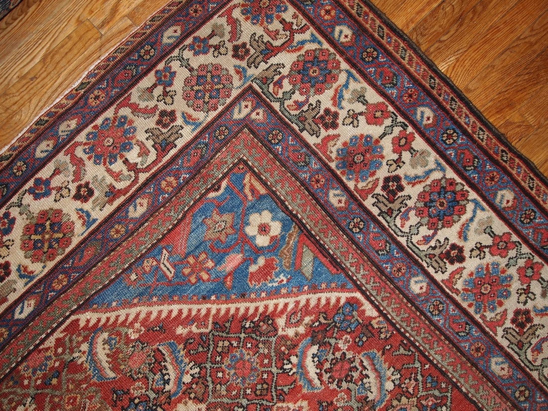 Hand made antique Persian Mahal rug 8.9' x 11.7' ( 274cm x 359cm ) 1900 - 3