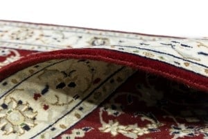 Red Floral 3X10 Indo-Nain Oriental Runner Rug - 14