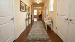 Silver Floral 2'6X8 Oushak Chobi Oriental Runner Rug - 2