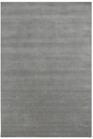 Gray Modern Solid 6X9 Gabbeh Oriental Rug: Title:Gray Modern Solid 6X9 Gabbeh Oriental Rug Description:This hand-loomed 6X9 Gray Oriental rug from India is characterized by a robust modern design and a rich Gray color. It is made from