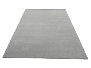 Gray Modern Solid 6X9 Gabbeh Oriental Rug - 4
