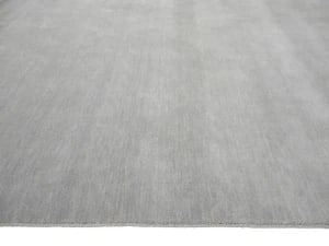 Gray Modern Solid 6X9 Gabbeh Oriental Rug - 5