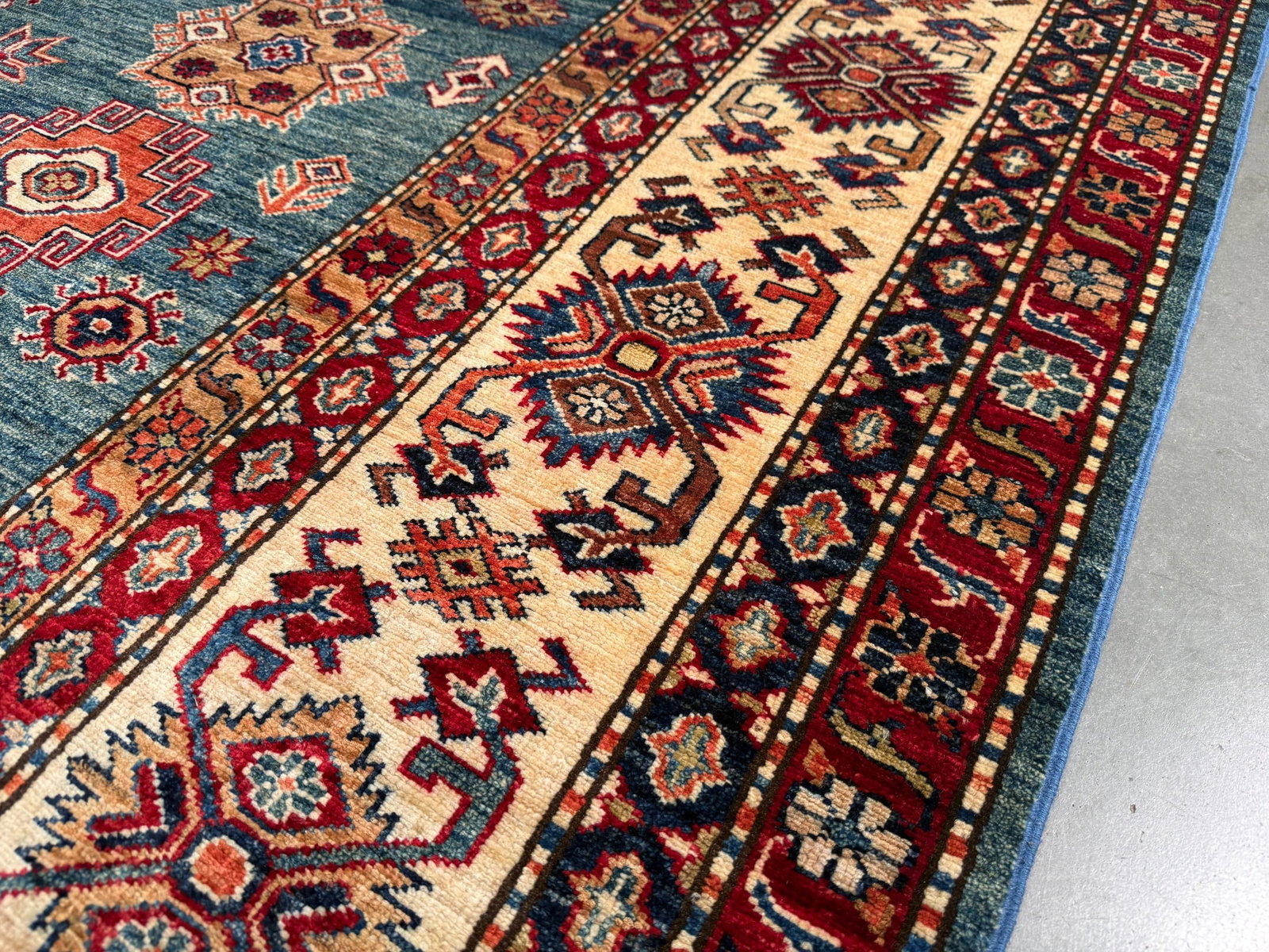 Fine Super Kazak Rug 10x13 - 7