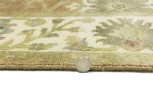 Light Rust Floral 5x8 Osh Chobi Oriental Rug - 14