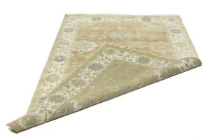 Light Rust Floral 5x8 Osh Chobi Oriental Rug - 15
