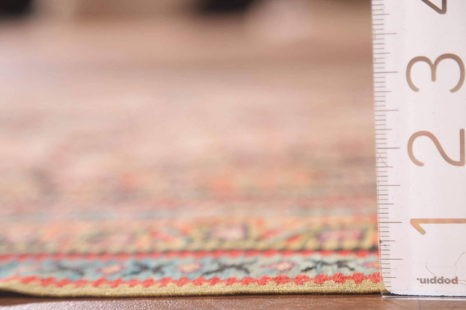 Pre-1900 Vegetable Dye Senneh Kilim Persian Rug 4x5 - 10