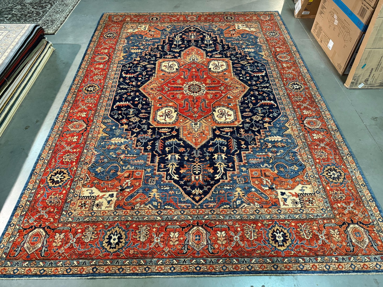 Stunning Fine Serapi Rug 10x13.9 (1 of 11)