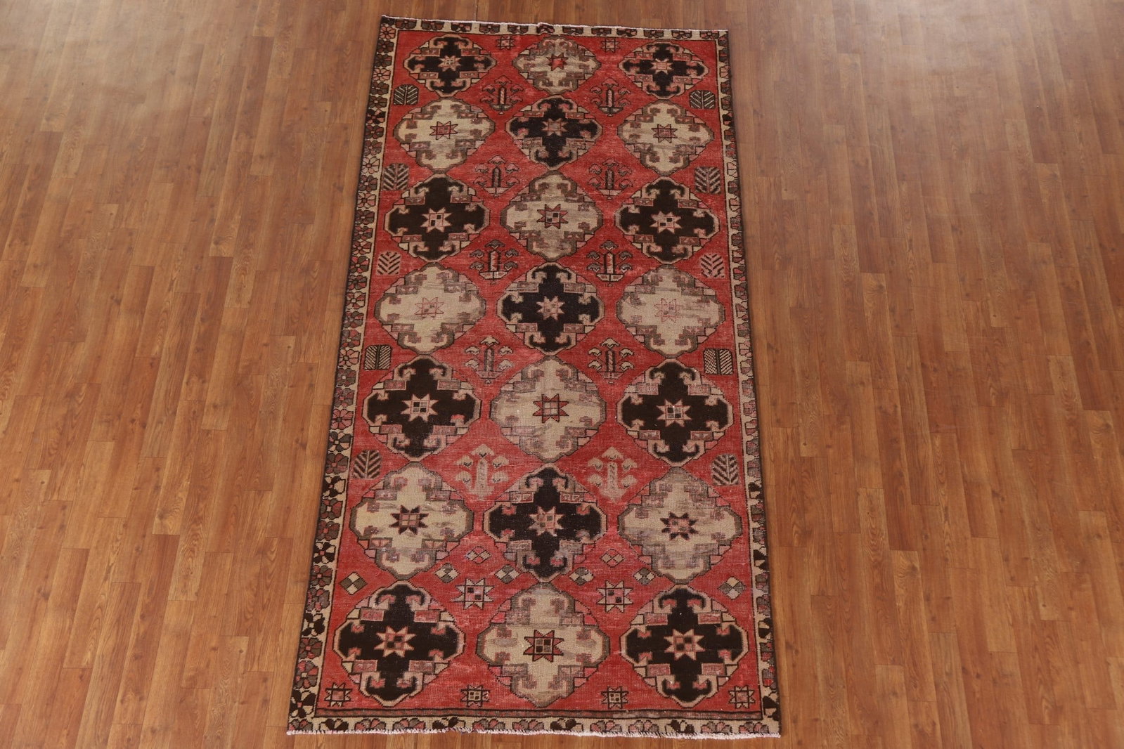 All-Over Geometric Bakhtiari Persian Area Rug 5x9 - 15