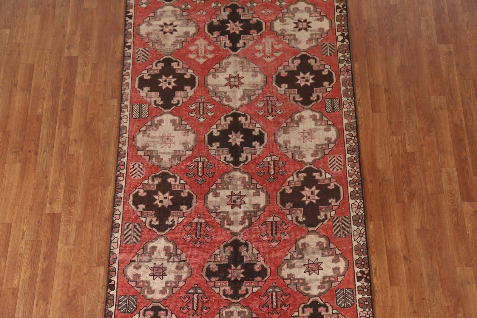 All-Over Geometric Bakhtiari Persian Area Rug 5x9 - 2