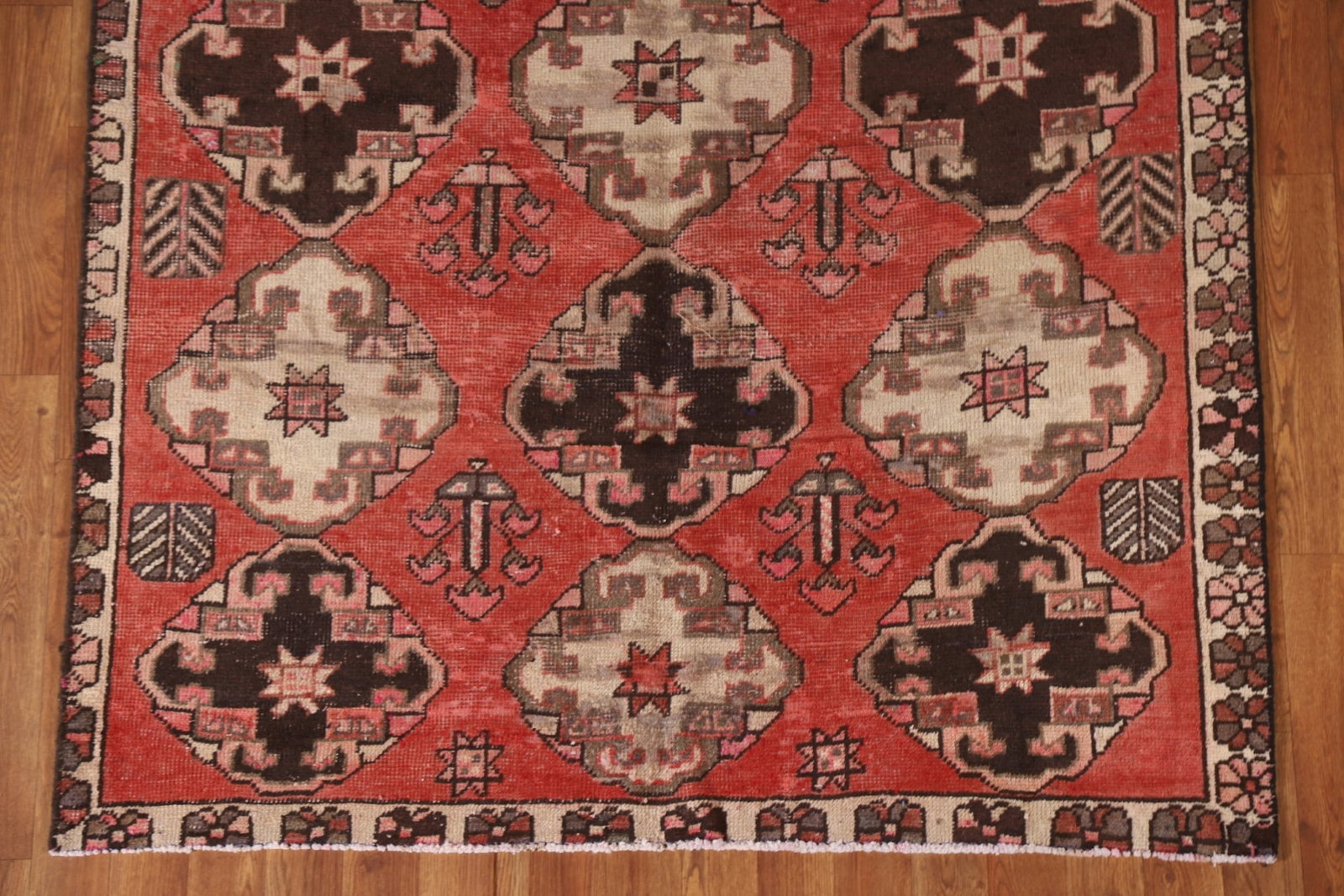 All-Over Geometric Bakhtiari Persian Area Rug 5x9 - 4