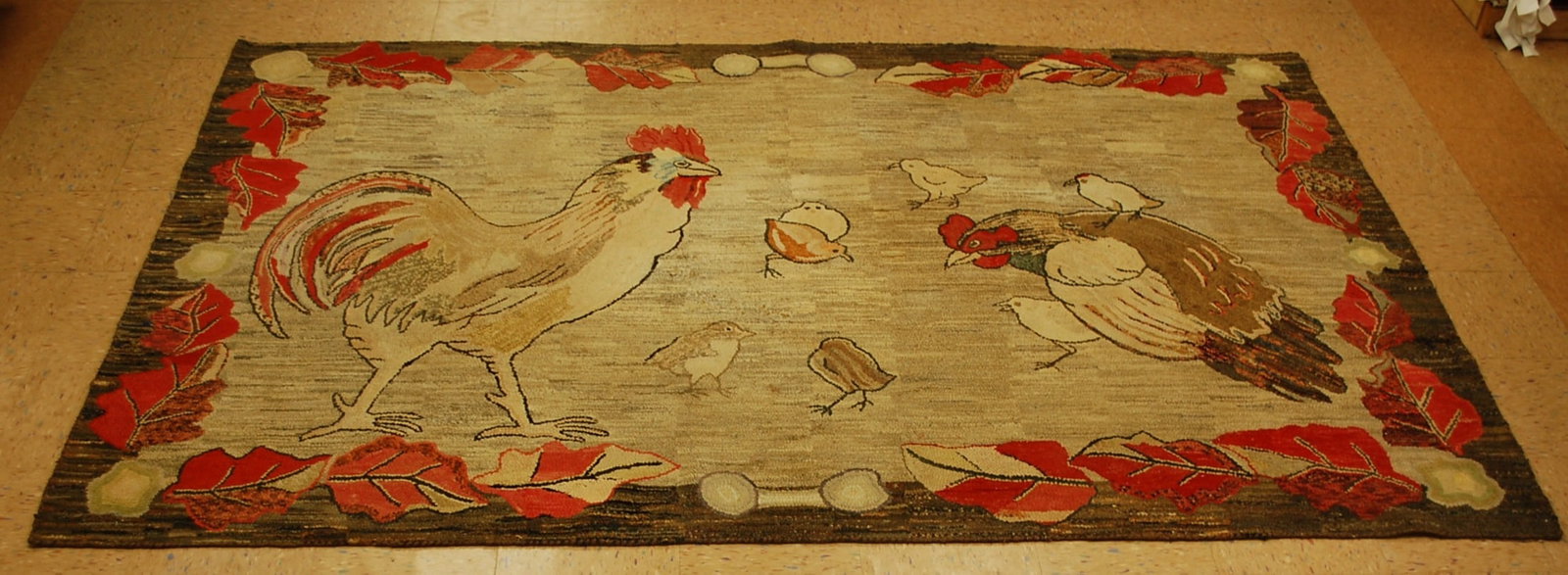 AMERICAN HOOKED RUG 6x8.10 - 12
