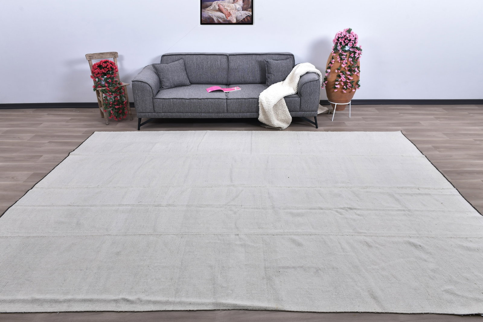 9'1'' x 12'4'' Turkish Handmade Kilim Rug - 241171 (1 of 15)