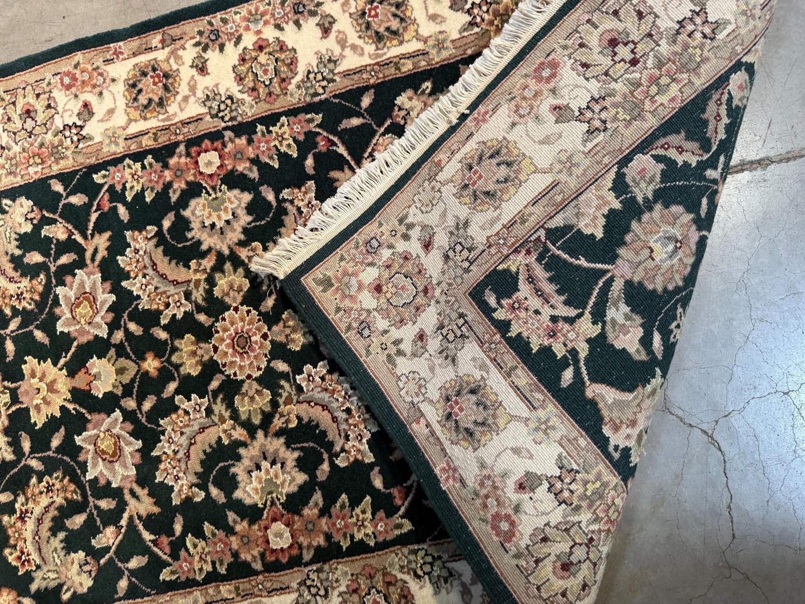 Fine Silk&Wool Tabriz Runner 2.6x12' - 11