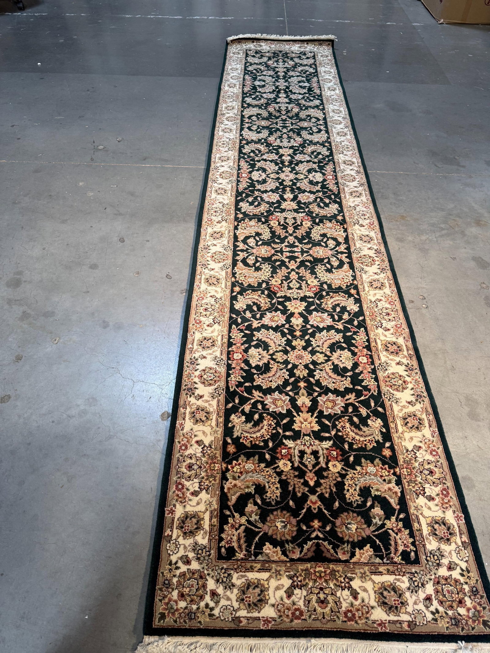 Fine Silk&Wool Tabriz Runner 2.6x12' (1 of 11)