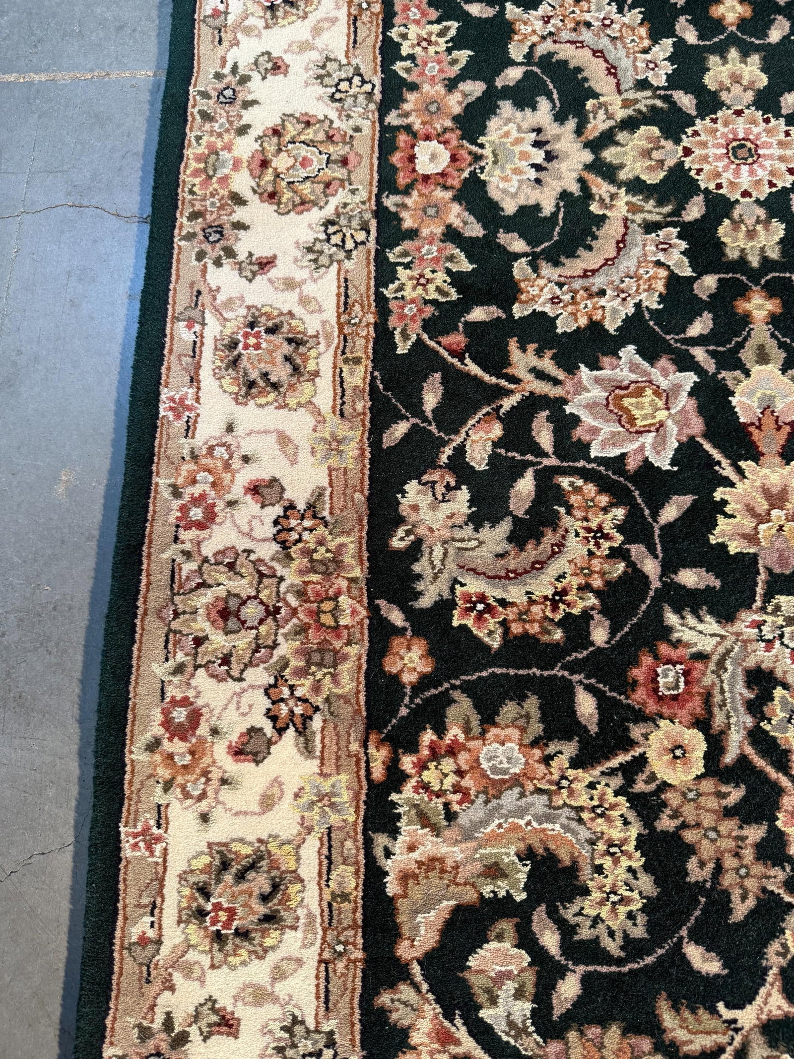 Fine Silk&Wool Tabriz Runner 2.6x12' - 4