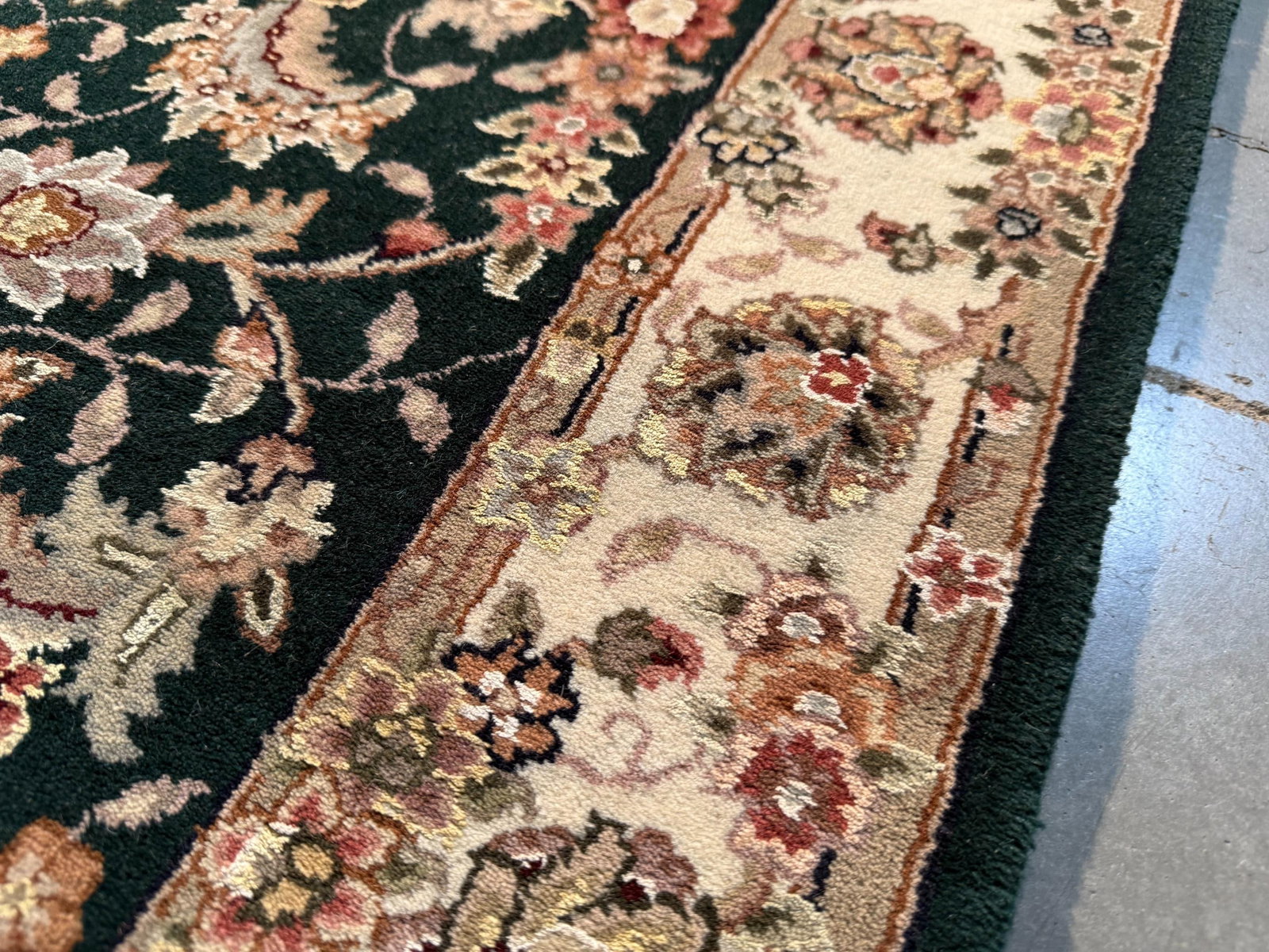 Fine Silk&Wool Tabriz Runner 2.6x12' - 8