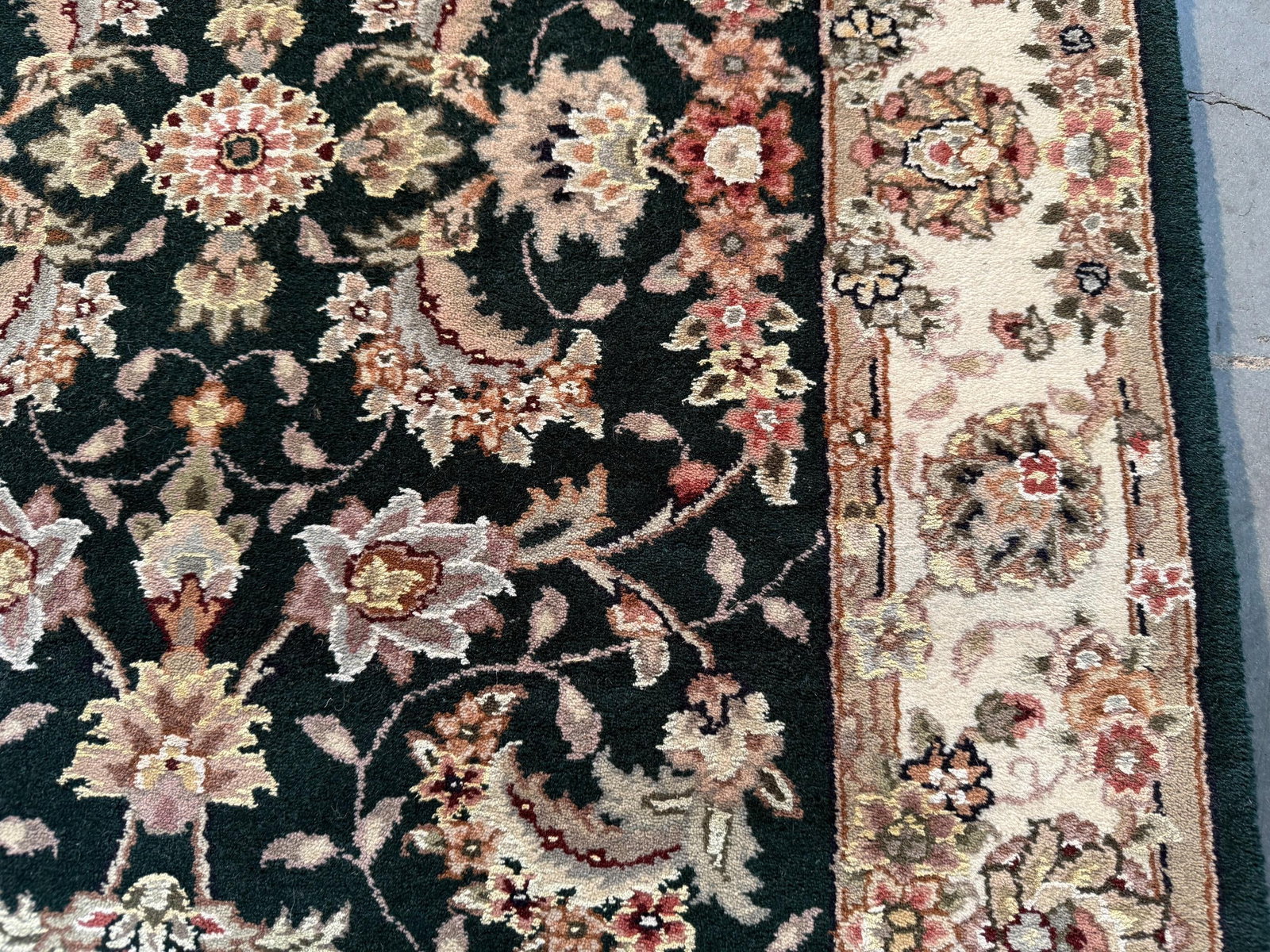 Fine Silk&Wool Tabriz Runner 2.6x12' - 9