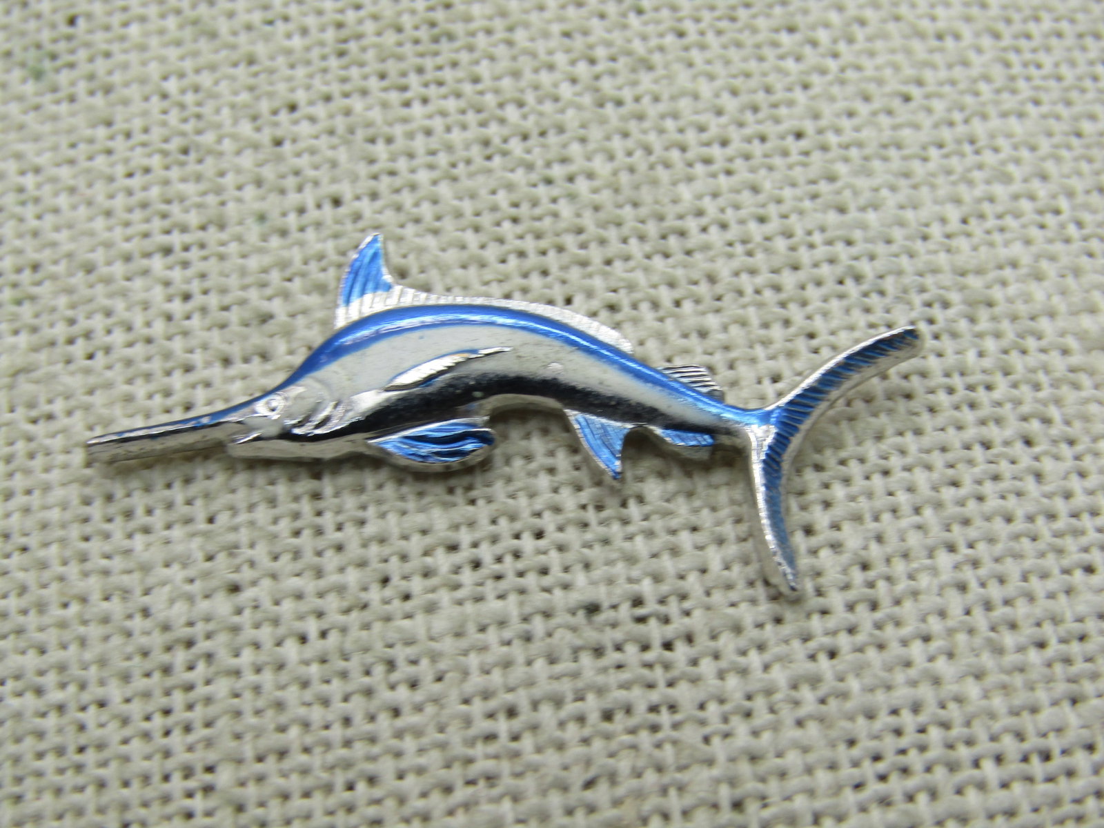 Vintage Enameled Marlin Fish Tack Pin, Ocean City, MD Souvenir - 2