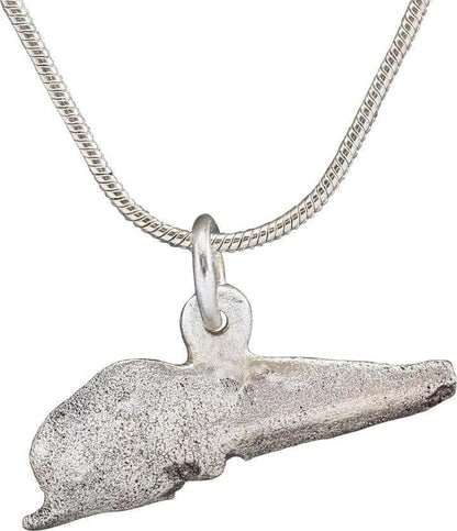 GREEK BRONZE DOLPHIN "COIN" NECKLACE, 5TH-4TH CENTURY BC - 2