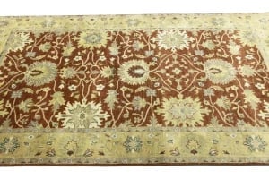 Rust Floral Osh Chobi 6X9 Peshawar Oriental Rug - 8