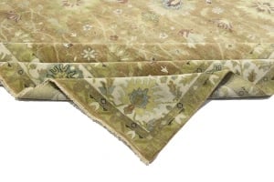 Light Rust Floral 12X15 Osh Chobi Oriental Rug - 11